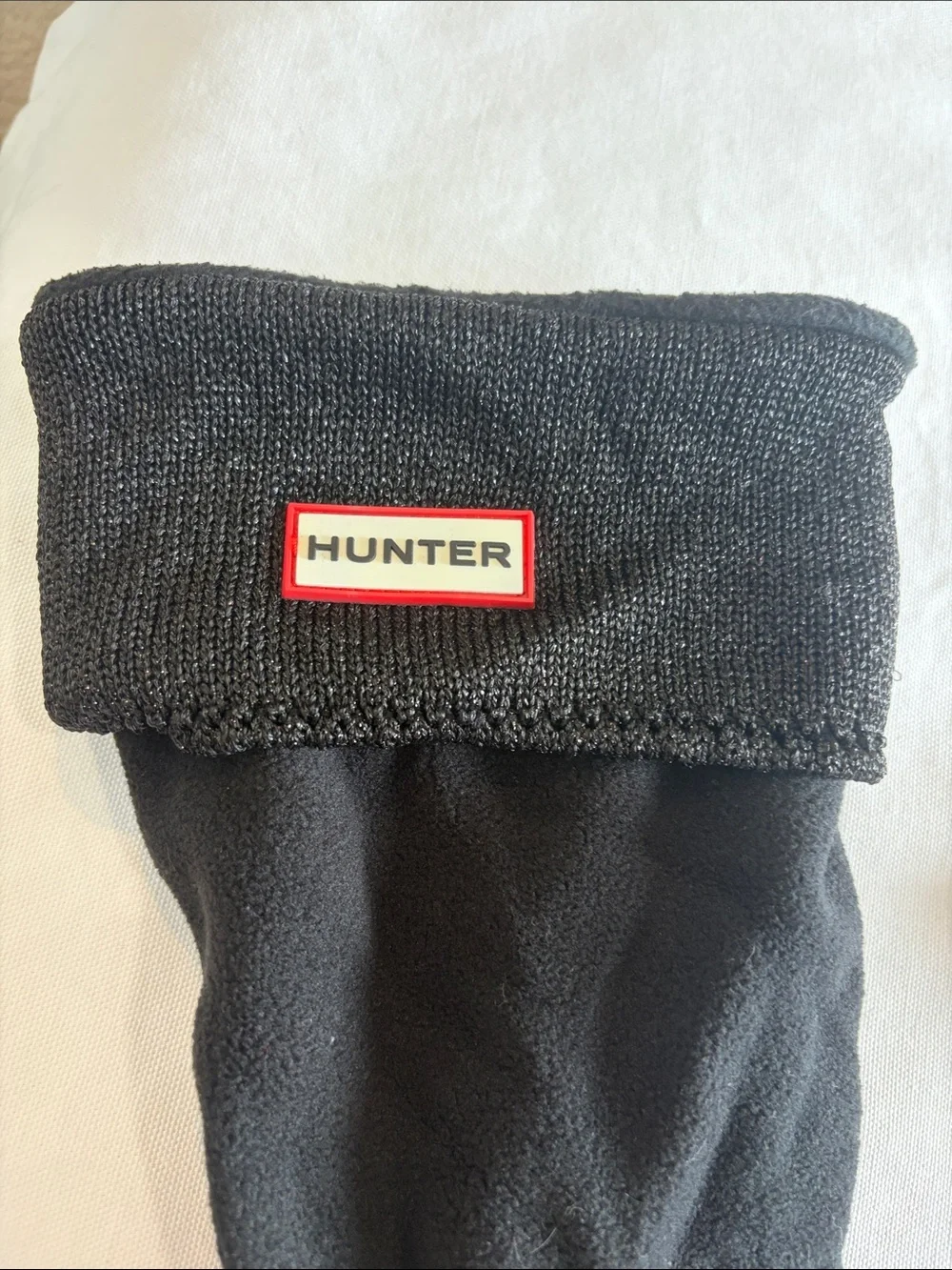 NWT HUNTER Black light Sparkle Tall Boot Socks. Size Med. 5-7